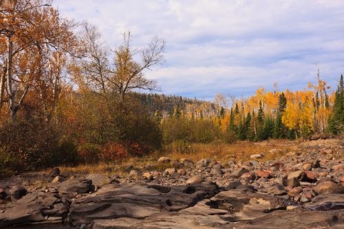 Fall along the Temperance River